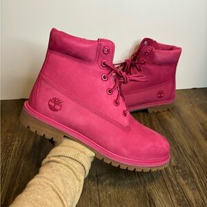 Pink Rare 50th Anniversary Timberland Boots